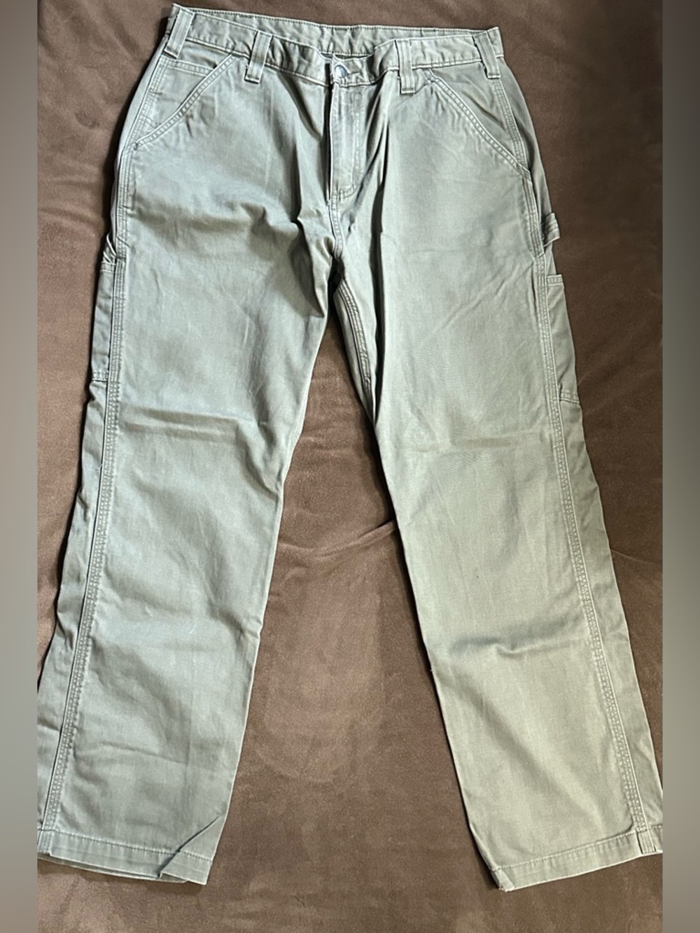 Carhartt Men's Olive Green Work Pants